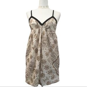 Dallin Chase Backless Embroidered Mini Dress